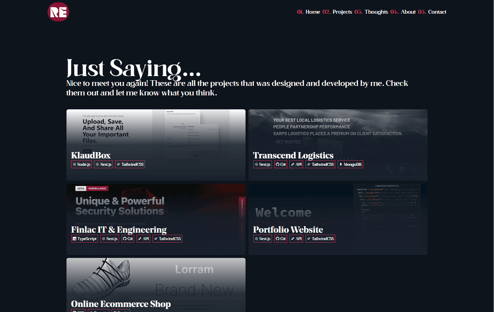 RE Portfolio Web App